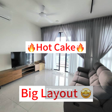 Worth rent Fully furnished with big sf near queensbay bayan baru 