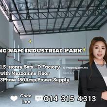 Tiong Nam Industrial Park @ 1.5-storey Semi-D Factory