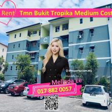 Ulu Tiram Taman Bukit Tropika Partial Furnish Medium Cost Flat 3bed