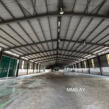 1200amp Detached Factory Klang Utama Kapar Warehouse for rent