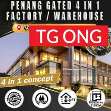 Light Industrial Factory Warehouse at Valdor, next to Batu Kawan