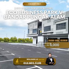2 Storey End Lot Service factory for Rent, Eco Business Park V