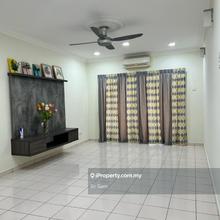 Partially furnished 3 bedrooms with facilities and short walk to Mall