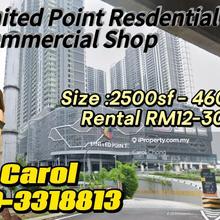 United point residential Commercial shop for Rent