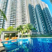 Facing Swimming Pool, Partly furnish, 100% Loan, Good Condition