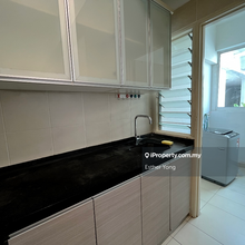 Partially furnished 2 rooms 2 bathrooms unit is available for sale now