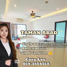 Taman Abad @ Renovated Single-storey Bungalow House