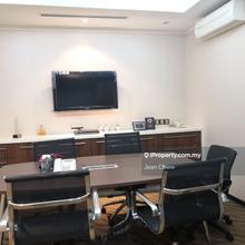 Fully fitted, well furnished office space in the city center with MRT