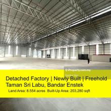 Freehold New Detached Factory Taman Sri Labu, Bandar Enstek 