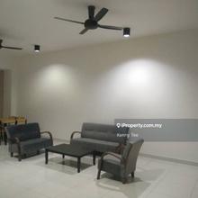 Partial furnished spacious superlink house for rent