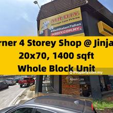 Corner Jinjang Main Road, 4 Storey Shop, Facing Inner Road