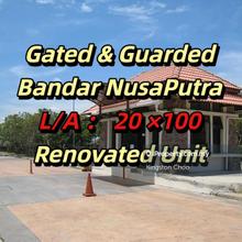 Limited Unit Land Area : 20x100,Double Sotrey House For Sale