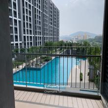 Kepong Fortune Centra Service Residence furnished pool and condo view