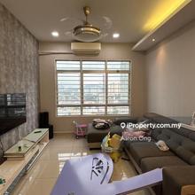 Residensi rampai, 850sf, 3r2b, f/furnished, sri rampai, wangsa maju