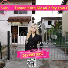 Pasir Gudang Taman Kota Masai Nice 2 Storey Low Cost Terrace 3bed