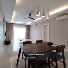 Cozy Semi furnished home, well separated kitchen and living area