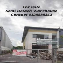 For Sale Semi Detach Warehouse Muara Tabuan Light Industrial Kuching
