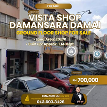 Vista Shop Damansara Damai Ground Floor Shop For Sale 