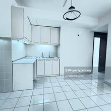 Newly painted. With kitchen cabinet and two air-conditioner.