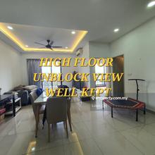 Two Car Park. High Floor. Unblock View.