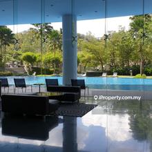 Swimming pool and greenery view