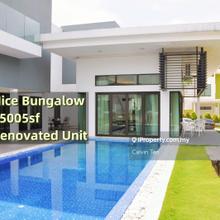 2sty Bungalow renovated unit, 15000plus land area, corner, guarded