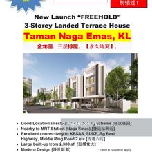 New 3 Storey Terrace House,sri petaling area, near to Taman naga emas