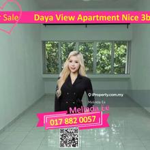 Tebrau Daya View Apartment Beautiful 3bed Rm500 Can Buy