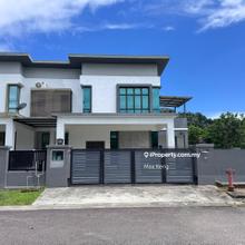 Pulai Hijauan Double Storey Semi-D Endlot 40x80 Renovated Unblock View