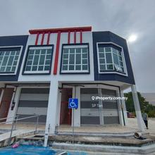 Kesang facing main road beside traffic light corner shop lot