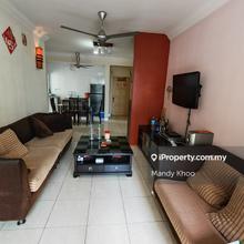 Platinum hill pv6 condo,taman melati,setapak,p/furnished 2 parkings