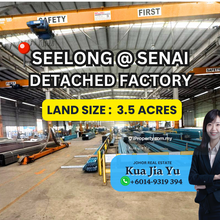 Seelong Senai 3.5 Acres Detached Factory Beside Mainroad