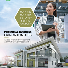 1.5 Storey Semi Detched Factory At Eco Park Ozana Bukit Katil Melaka