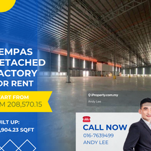 Kempas Johor Bahru Detached Factory for Rent