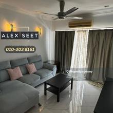 Swimming Pool view/ Partly Furnished! Menara Menjalara for rent!