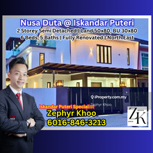 Nusa Duta @ Iskandar Puteri 2 Storey Semi Detached House For Sale