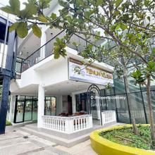 Furnished Retail Space Two Floor Glass Podium with outdoor covered 
