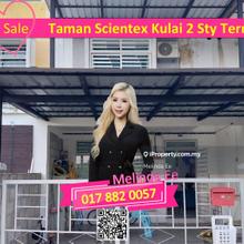Kulai Taman Scientex Nice 2 Storey Terrace 4bed Can Full Loan