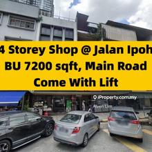 Whole Block For Rent, with Lift, Main Road Jalan Ipoh 4 Storey Shop