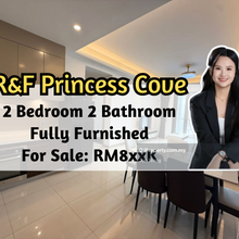 R&F Princess Cove, 2 Bedroom, Fully Furnished, Facing Rts Bridge