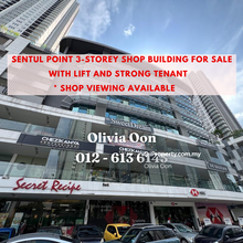 Facing Main Road Sentul 3 Storey Shop For Sale, With Lift and Tenant