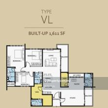 Villa Crystal Condo 1611sf for sale in North Kiara KL