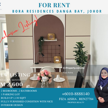 Brand New Unit for rent at Bora Residences Danga Bay, Ready to move in