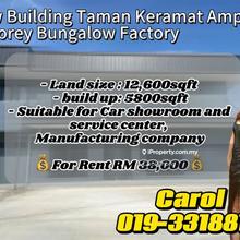 Taman keramat Ampang Bungalow 2 Storey Factory Warehouse For Rent
