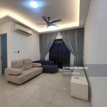 Partly Furnished Unit with Park View
