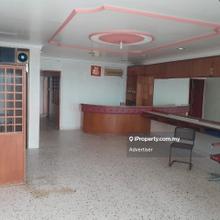 The ground floor of a shop apartment