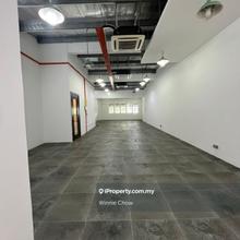 Bukit rimau kota kemuning shoplot first floor with furnish for rent 