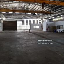 Senai, Detached Factory for Rent, C/W Overhead Crane, 43,560 sq ft