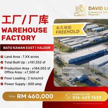 Batu Kawan East, Valdor New Warehouse/Factory! Freehold!