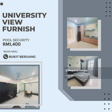 Security Fully Furnish University View Uv Bukit Beruang Bestari Mmu